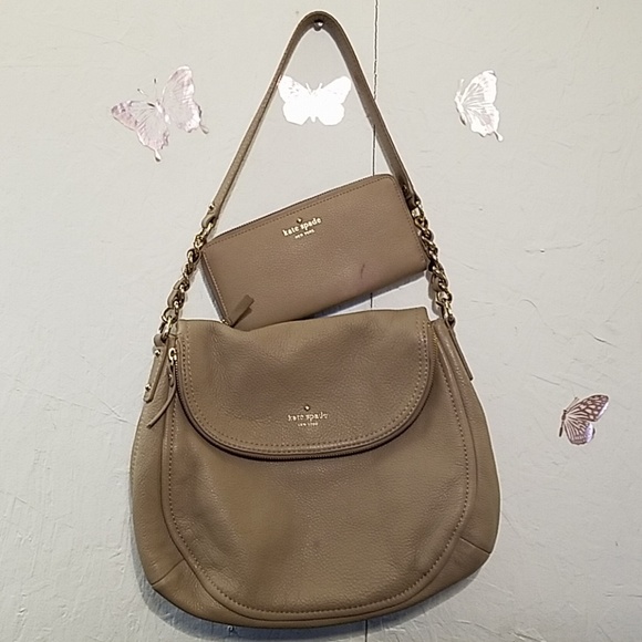 kate spade Handbags - Kate Spade  NY Oyster Cobble Hill Lg. Devin Bag